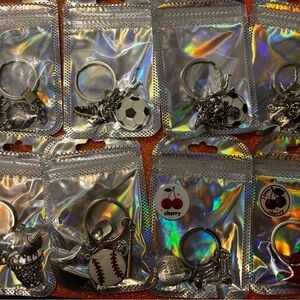 Assorted Sports and Novelty Keychains